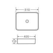 Qtro 51 Counter-top Rectangular Basin mercioaustralia