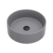 Above Counter Quartz Basin Round Matte Black/Matte White/Matte Grey 410*410*130mm - FIL Kitchen Bathroom