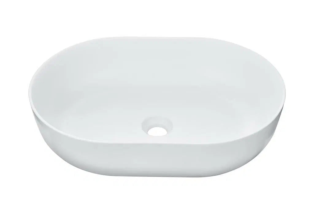 Above Counter Quartz Basin Oval Matte Black/Matte White/Matte Grey 508*361*140mm