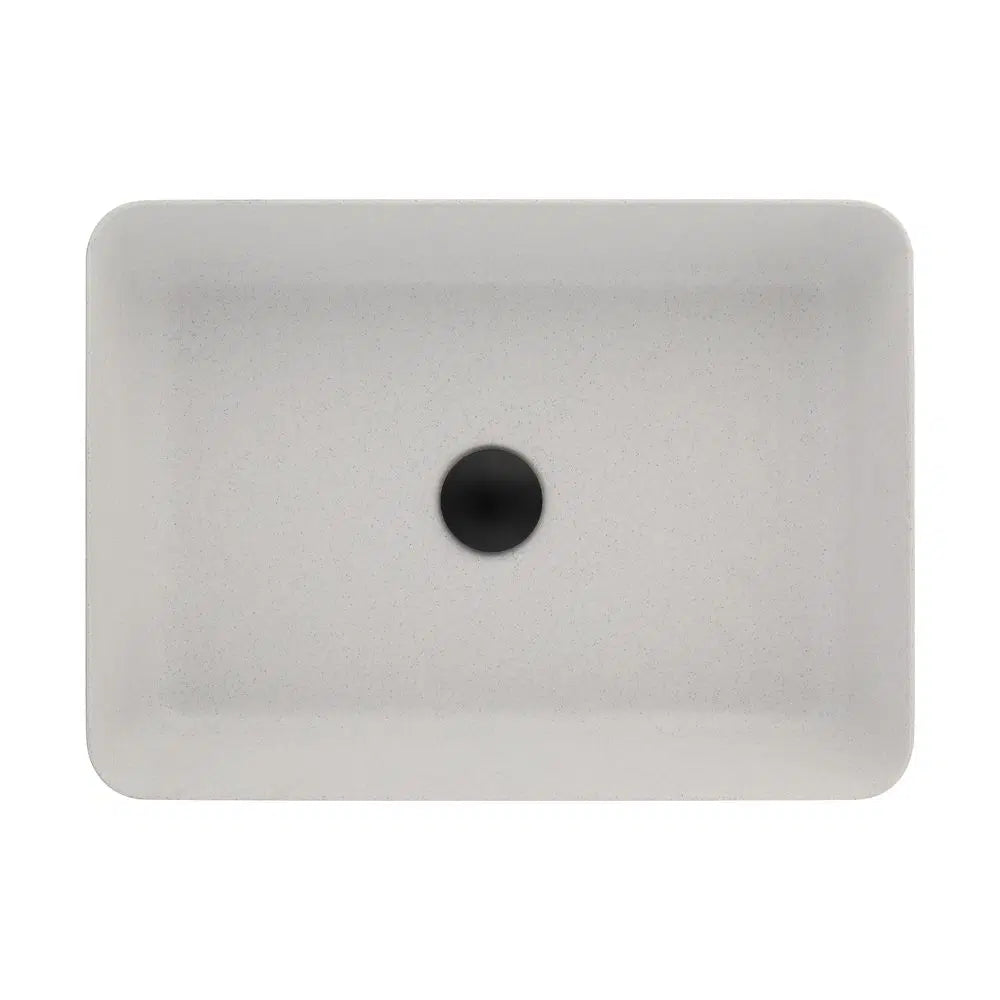 Above Counter Quartz Basin Rectangle Matte Black/Matte White/Matte Grey 510*365*125mm