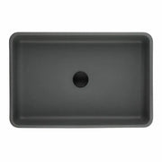 Above Counter Quartz Basin Rectangle Matte Black/Matte White/Matte Grey 600*400*140mm - FIL Kitchen Bathroom