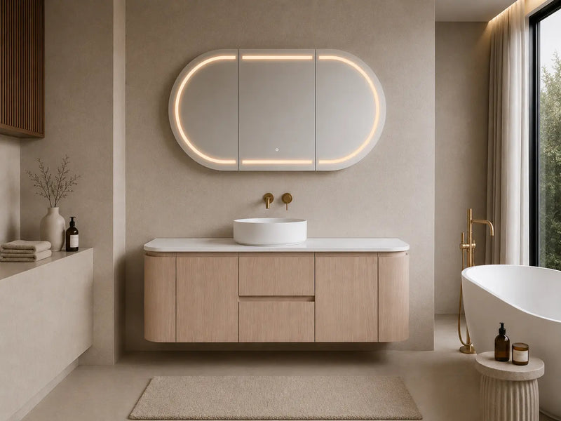 Ravello Modern Wall Hung Vanity Plywood Cabinet LK-RA1221W-SO