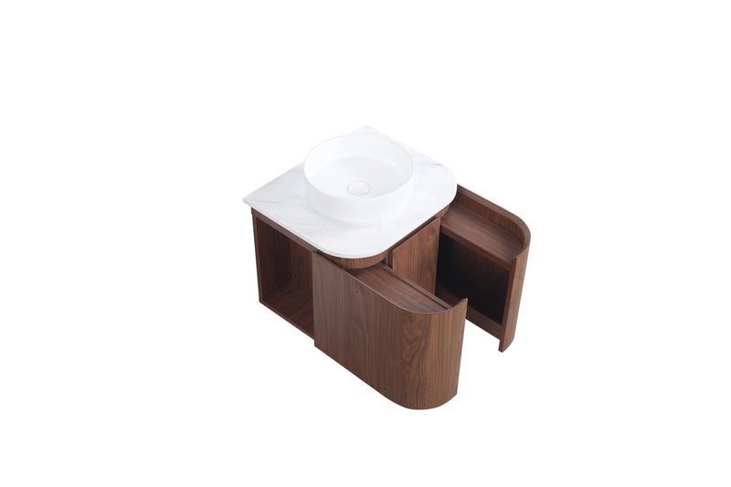 Ravello Modern Wall Hung Vanity Plywood Cabinet LK-RA600W-MO