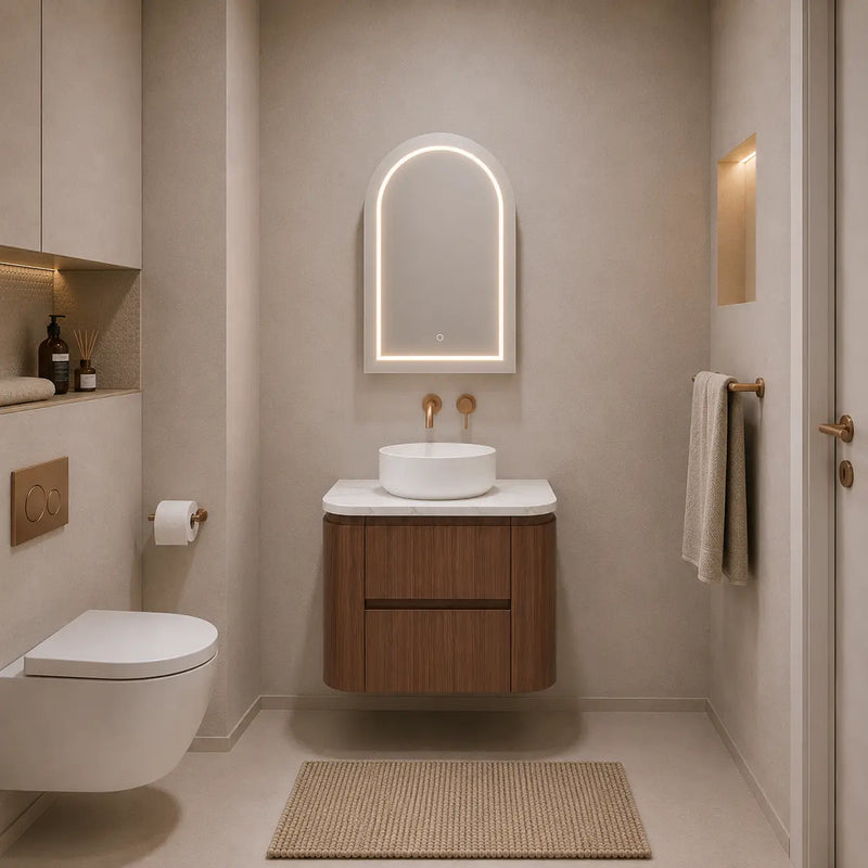 Ravello Modern Wall Hung Vanity Plywood Cabinet LK-RA750W-MO