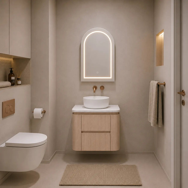 Ravello Modern Wall Hung Vanity Plywood Cabinet LK-RA750W-SO