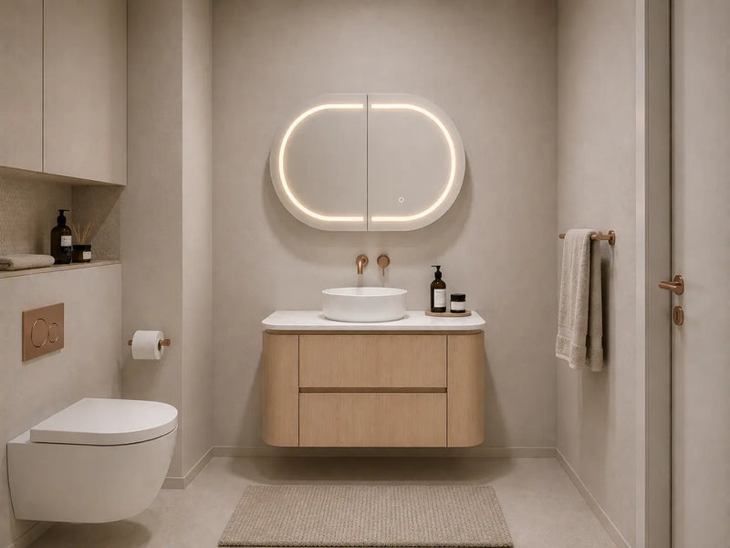 Ravello Modern Wall Hung Vanity Plywood Cabinet LK-RA900W-SO