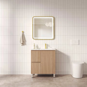 RITA 750mm Freestanding Cabinet (LHD)- Elegant Oak mercioaustralia