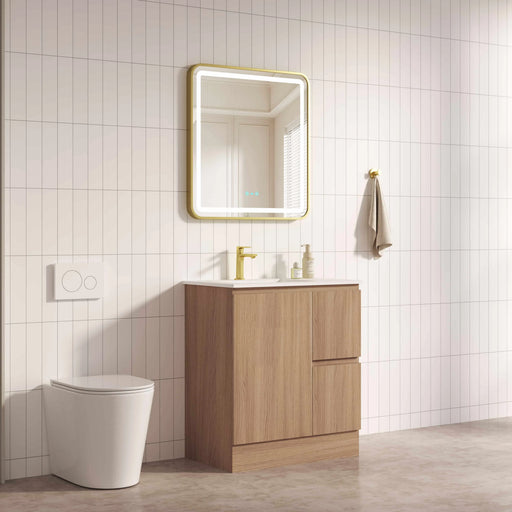 RITA 750mm Freestanding Cabinet (RHD)- Elegant Oak mercioaustralia