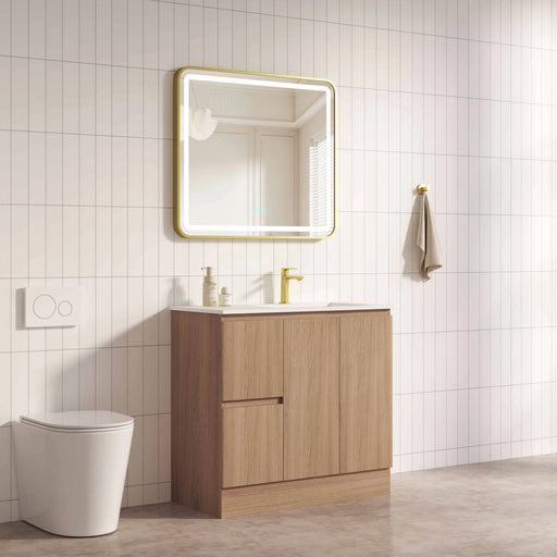 RITA 900mm Freestanding Cabinet (LHD)- Elegant Oak mercioaustralia