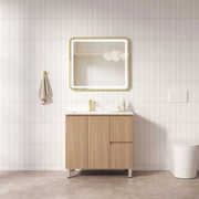 RITA 900mm Freestanding Cabinet (RHD)- Elegant Oak mercioaustralia