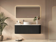 Rome 1200mm Wall-Hung Cabinet - Matt Black mercioaustralia