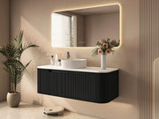 Rome 1200mm Wall-Hung Cabinet - Matt Black mercioaustralia