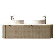 Rome 1500mm Wall-Hung Cabinet - Bur Oak mercioaustralia
