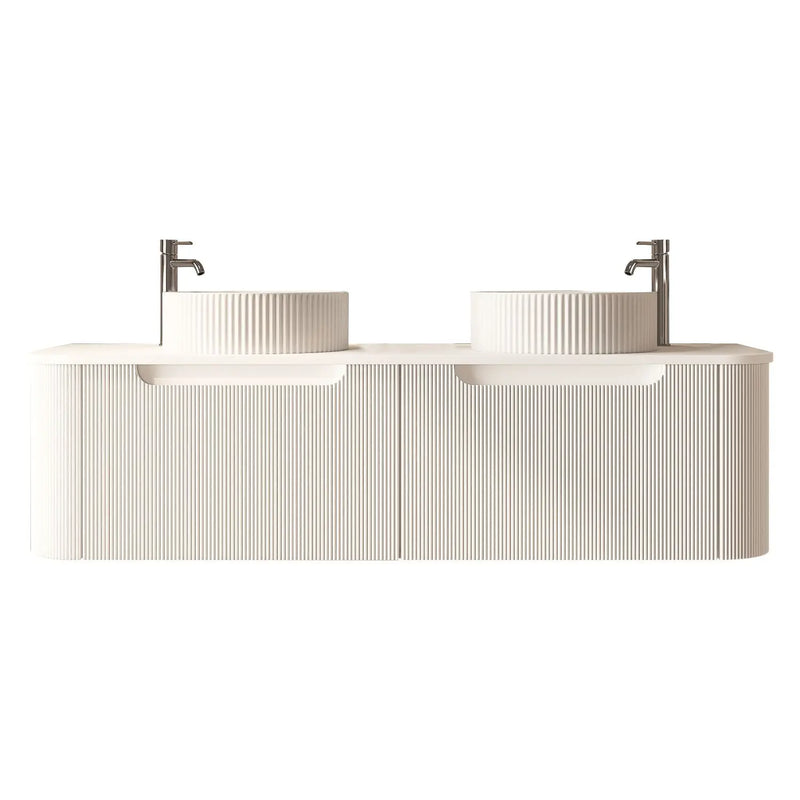 Rome 1500mm Wall-Hung Cabinet - Matt White mercioaustralia