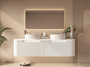 Rome 1500mm Wall-Hung Cabinet - Matt White mercioaustralia