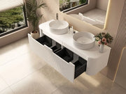 Rome 1500mm Wall-Hung Cabinet - Matt White mercioaustralia