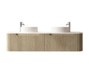 Rome 1800mm Wall-Hung Cabinet - Bur Oak mercioaustralia