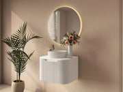 Rome 600mm Wall-Hung Cabinet - Matt White mercioaustralia