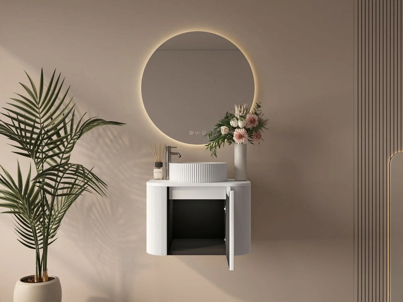 Rome 600mm Wall-Hung Cabinet - Matt White mercioaustralia