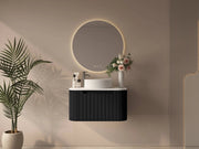 Rome 750mm Wall-Hung Cabinet - Matt Black mercioaustralia