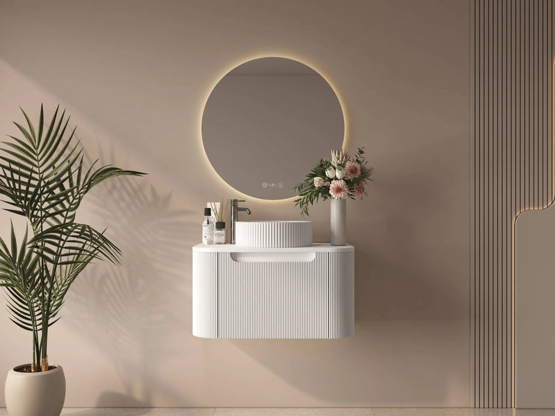 Rome 750mm Wall-Hung Cabinet - Matt White mercioaustralia