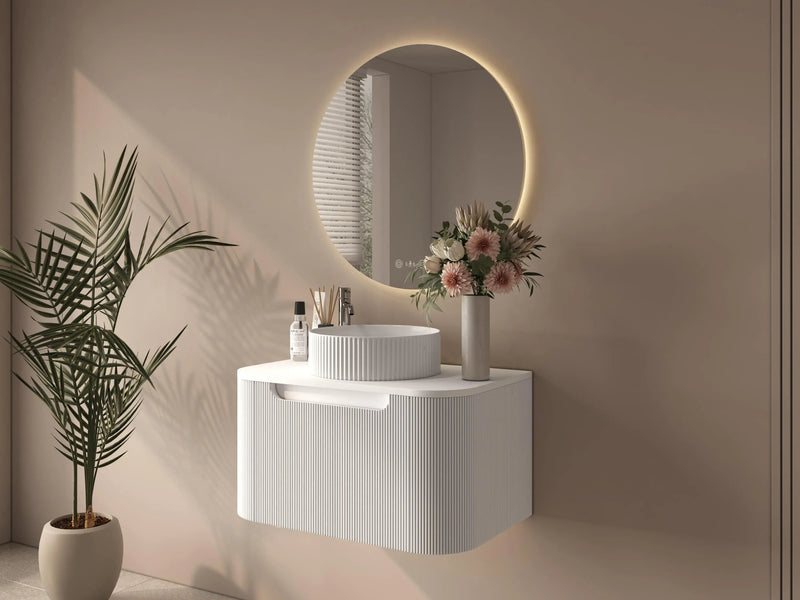 Rome 750mm Wall-Hung Cabinet - Matt White mercioaustralia