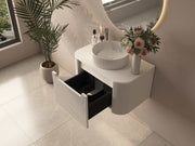 Rome 750mm Wall-Hung Cabinet - Matt White mercioaustralia