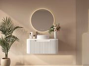 Rome 900mm Wall-Hung Cabinet - Matt White mercioaustralia