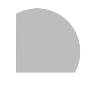 ROMAN FRAMELESS ARCH LEFT CORNER LED MIRROR TRIO COLOUR 1500X1500MM - FIL Kitchen Bathroom