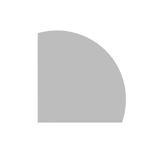 INFINITY ROMAN FRAMELESS ARCH LEFT CORNER LED MIRROR TRIO COLOUR 900X900MM - FIL Kitchen Bathroom