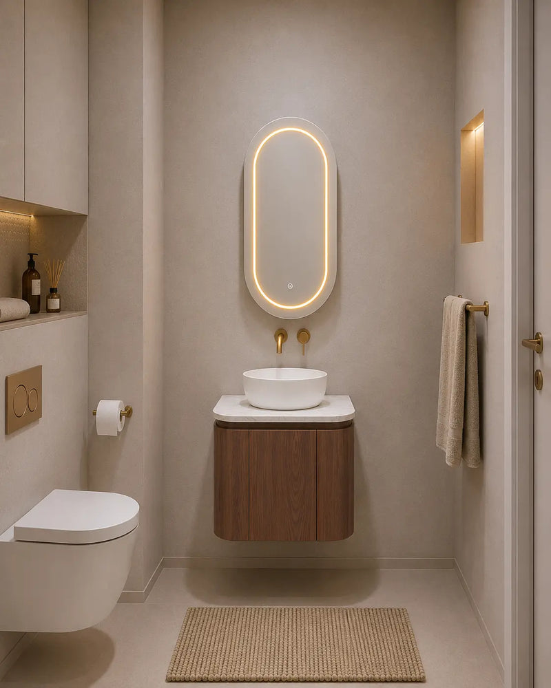 Ravello Modern Wall Hung Vanity Plywood Cabinet LK-RA600W-MO