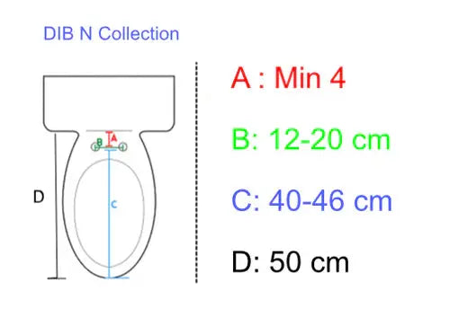 DIB N COLLECTION ULTRA SLIM BIDET WITH SIDE CONTROL GLOSS WHITE FIL Kitchen Bathroom