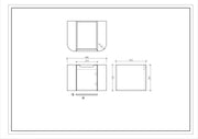 Rome 600mm Wall-Hung Cabinet - Matt White mercioaustralia
