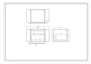 Rome 750mm Wall-Hung Cabinet - Bur Oak mercioaustralia