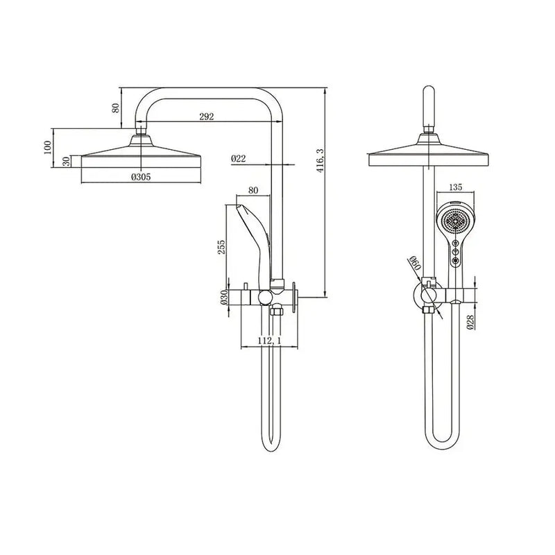 Amoza Twin Shower - 3 Packs Amoza