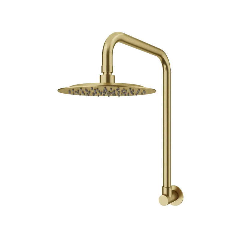 Amoza 200mm Gooseneck Shower Head & Arm - 2 Pack
