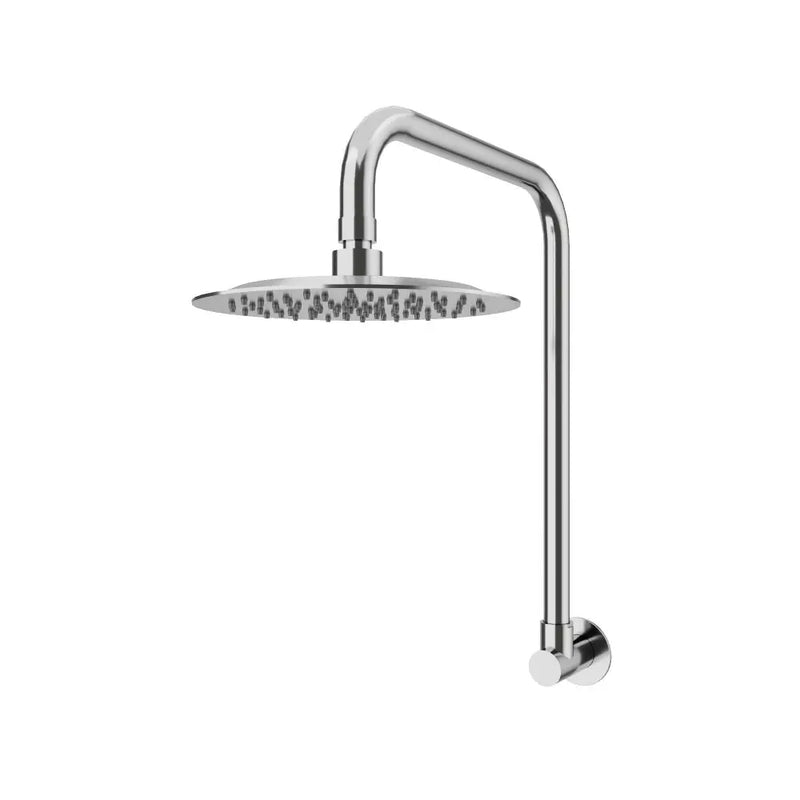 Amoza 200mm Gooseneck Shower Head & Arm - 2 Pack