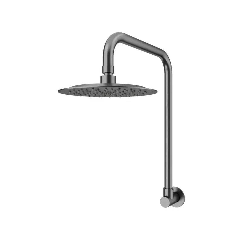Amoza 200mm Gooseneck Shower Head & Arm - 2 Pack