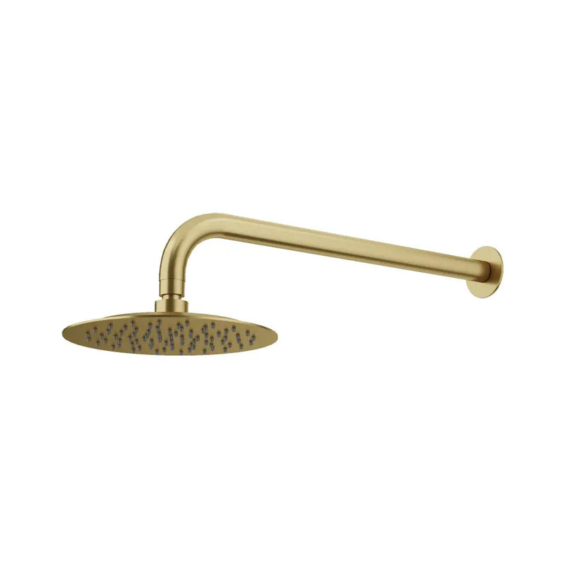 Amoza 200mm Straight Wall Shower Head & Arm - 2 Pack