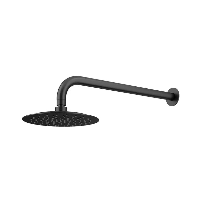 Amoza 200mm Straight Wall Shower Head & Arm - 2 Pack