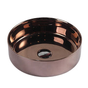 Sasso 34 Counter-top Round Basin - Posh Gold mercioaustralia