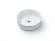 Sasso 36 Counter-top Round Basin - White Terrazzo mercioaustralia