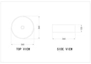 Sasso 36 Counter-top Round Basin - Gold Terrazzo mercioaustralia