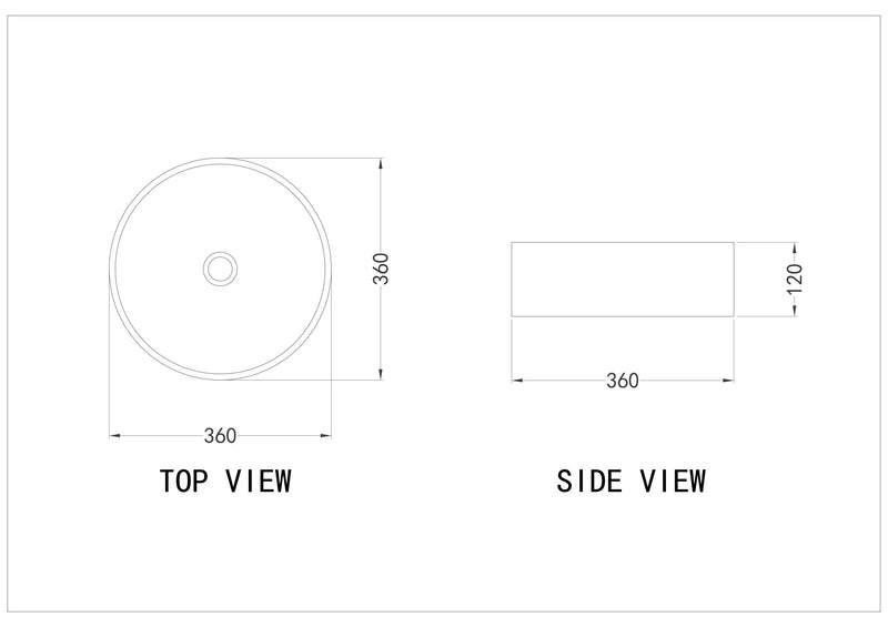 Sasso 36 Counter-top Round Basin - White Terrazzo mercioaustralia