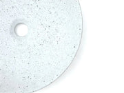 Sasso 40 Counter-top Round Basin - Speckled White mercioaustralia