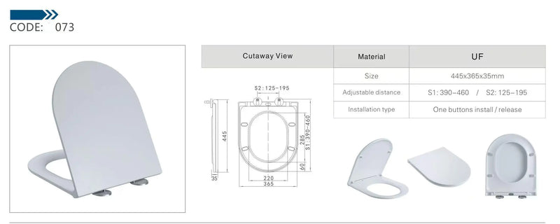 UF Slim Seat for Acadia Toilet Suite LK-SC073