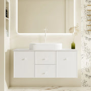 Seattle 1200mm Wall-Hung Cabinet - Matt White mercioaustralia