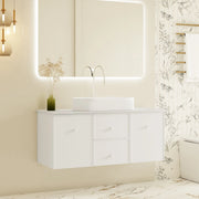 Seattle 1200mm Wall-Hung Cabinet - Matt White mercioaustralia
