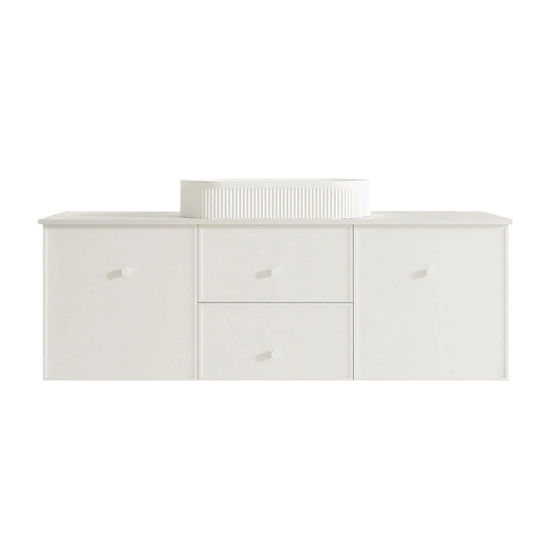 Seattle 1500mm Wall-Hung Cabinet - Matt White mercioaustralia