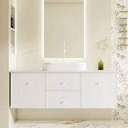 Seattle 1500mm Wall-Hung Cabinet - Matt White mercioaustralia